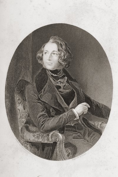 Charles Dickens (1812-70) da Daniel Maclise